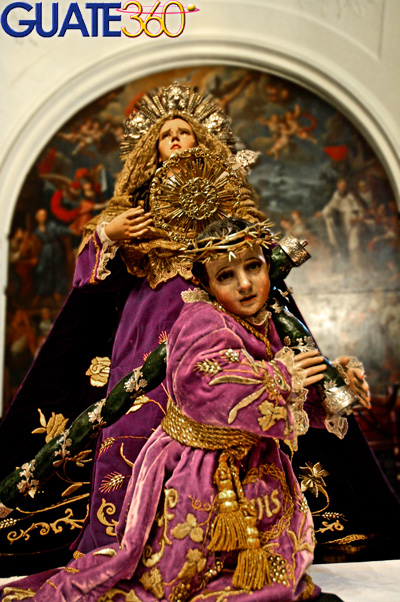 Niño Jesús con la Virgen María en la Iglesia de la MErced