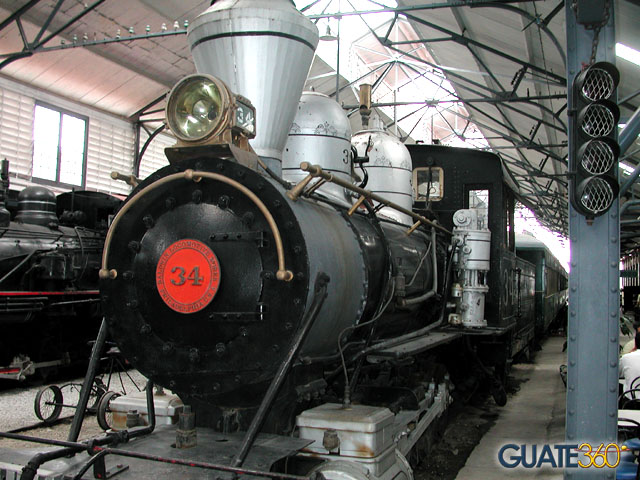 Locomotoras del ferrocarril que en épocas de antaño recorriera Guatemala