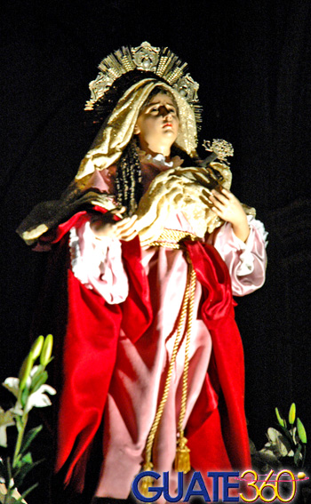 Virgen de Dolores de la procesión infantil de la iglesia de la Merced