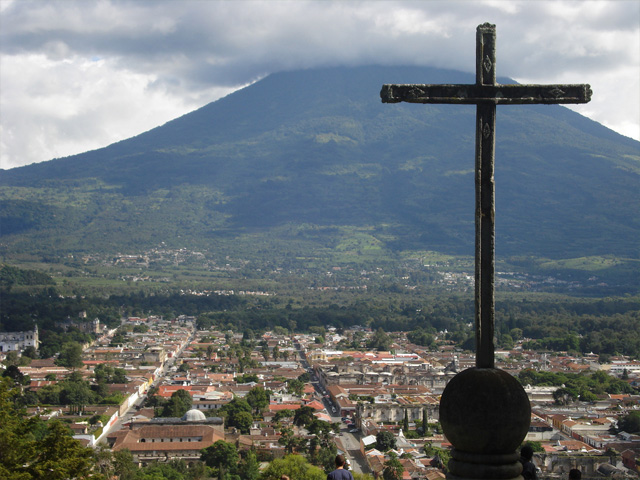La Antigua Guatemala desde el Cerro de la Cruz