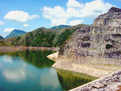 Represa del Río Chixoy en Baja Verapaz