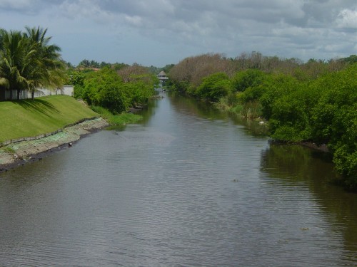 Canal de Chiquimulilla en Guatemala