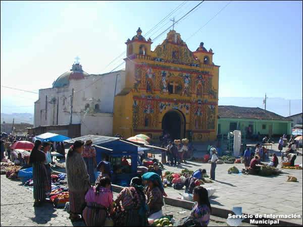 En Totonicapán es muy famosa esta Iglesia de San Andrés Xecul