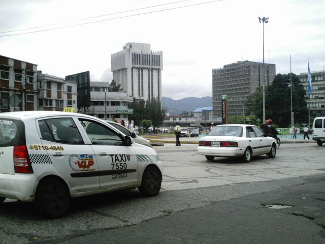 Vista del centro civico de la Ciudad de Guatemala