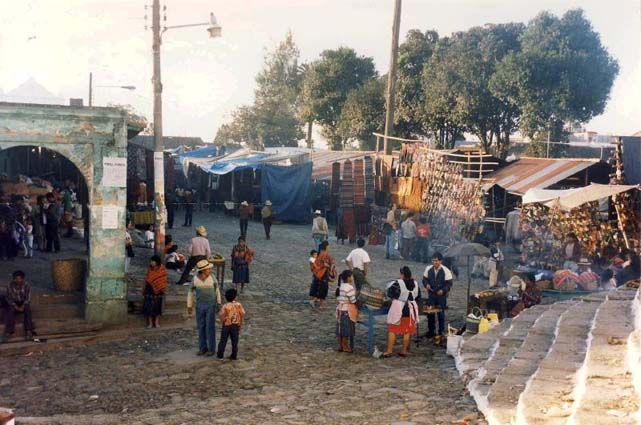 Mercado de Chichicastenango, en Quiche