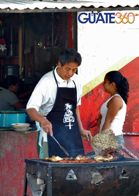 Nada como un churrasco para comer carne asada en Guatemala