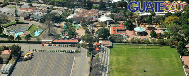 Vista aérea parcial del IRTRA de la Avenida Petapa