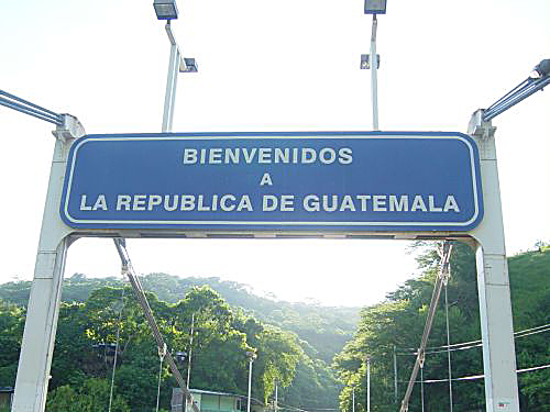 Entrada a Guatemala