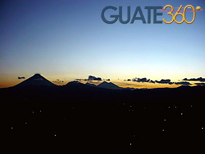 Atardecer en Ciudad de Guatemala