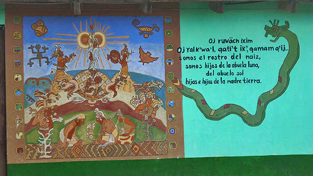 Pintura de San Juan Comalapa