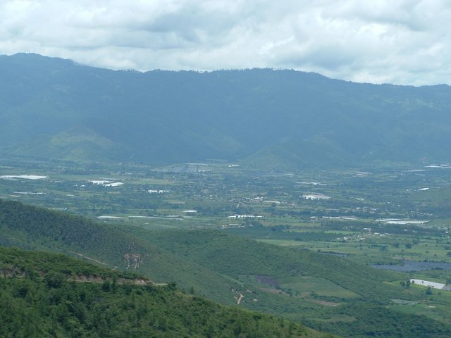 Vista de los valles de Baja Verapaz