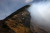 Cenizas y azufre en el ambiente del Volcán de Pacaya