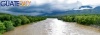 Vista panoramica del Rio Motagua a su paso por Zacapa