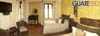 Panorámica de habitación en Hotel Vilaflor de La Antigua Guatemala