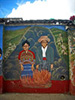 Abuelos mayas en Pintura de San Juan Comalapa
