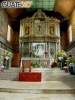 El altar mayor de la iglesia de Chiantla