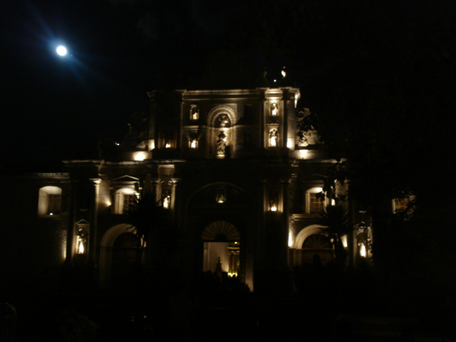Catedral en noche de Diciembre