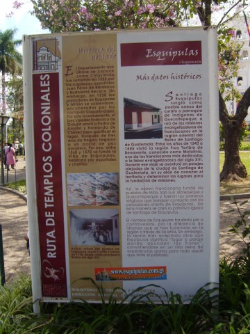 Información de Esquipulas en Chiquimula