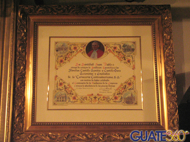 Bendición de Juan Pablo II