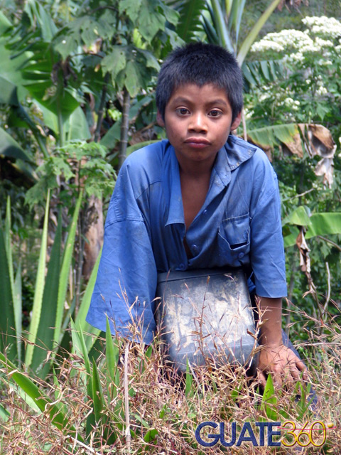 Niño cansado