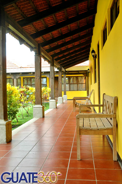 Pasillos del complejo de habitaciones