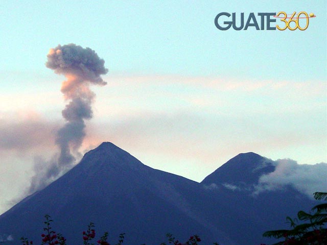 Atardecer en los volcanes