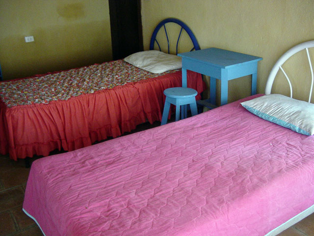 Habitación de los bungalows