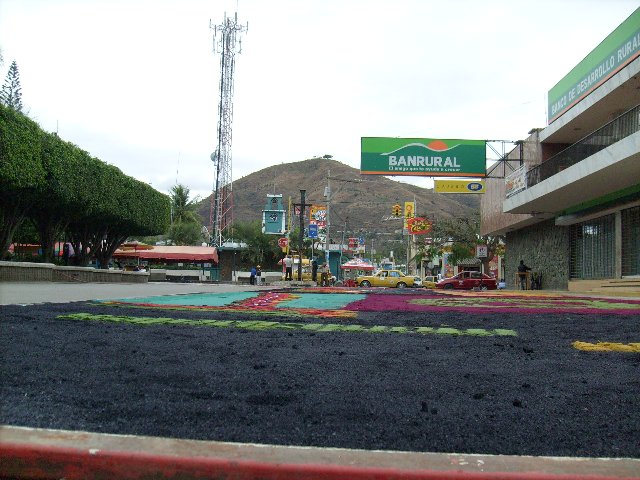 Alfombra en Baja Verapaz