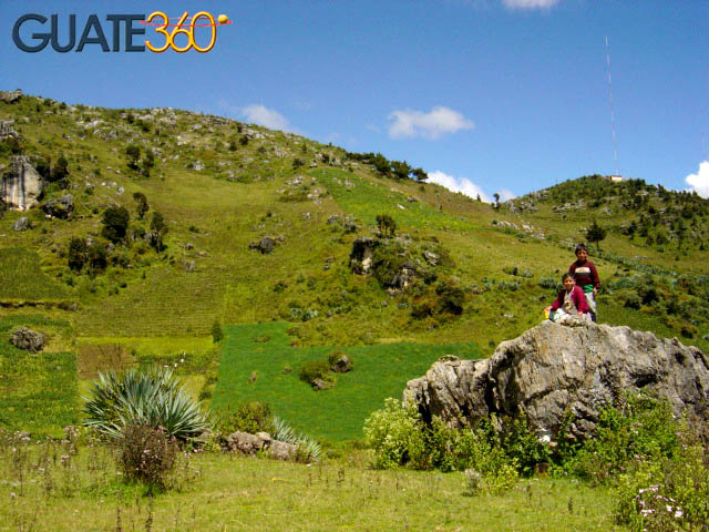 Algunos amiguitos del mirador posando en las rocas de los Cuchumatanes