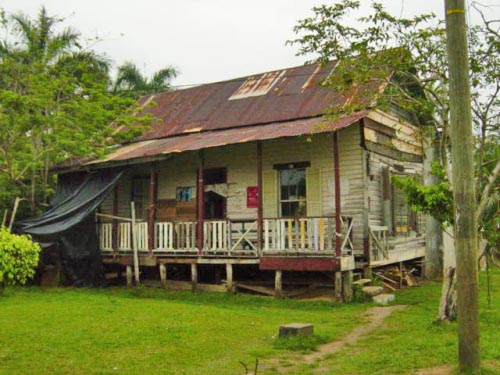 Vivienda Tradicional en Livingston, Izabal