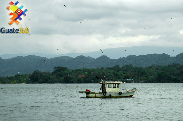 Pescadores en Livingston, Izabal