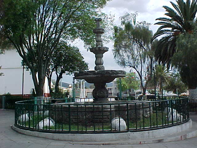 FUENTE PARQUE DE CHIANTLA, HUEHUETENANGO