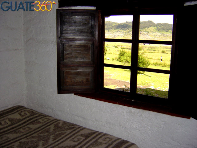 Desde las cabañas del Unicornio Azul, la vista es impresionante