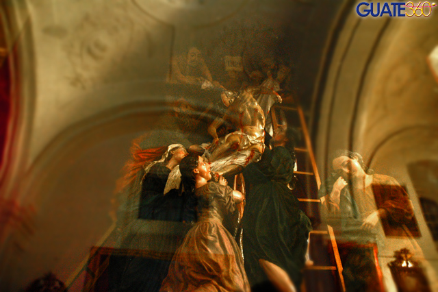 Imagen del descendimiento de Jesús