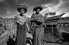 Comerciantes en el muelle de Santiago Atitlan