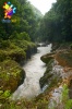 Río Cahabón ocultándose entre las rocas y formando Semuc Champey