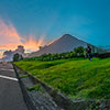 360> Carretera Palín - Escuintla en Guatemala, frente al Volcán de Agua