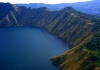 Laguna en el volcan de Ipala