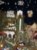 Escena del nacimiento de Guatemala en la casa Osegueda