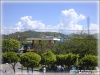 Árboles rodeando el Parque Central de Gualán en Zacapa