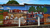 Mural de Comalapa con motivos indígenas