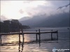 Muelle del lago Atitlán