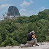 360> Tikal en su Acrópolis Central con vista al Templo IV