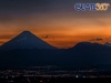 Atardecer sobre la Ciudad de Guatemala